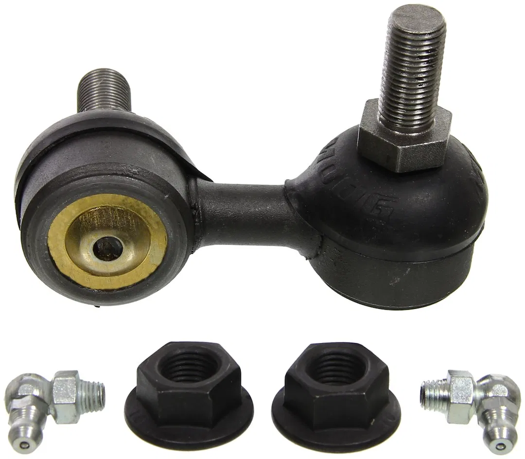 K750424 – MOOG Stabilizer Bar Link Kit, OE Replacement With Powdered-Metal Gusher Bearing To Allow Grease To Penetrat...